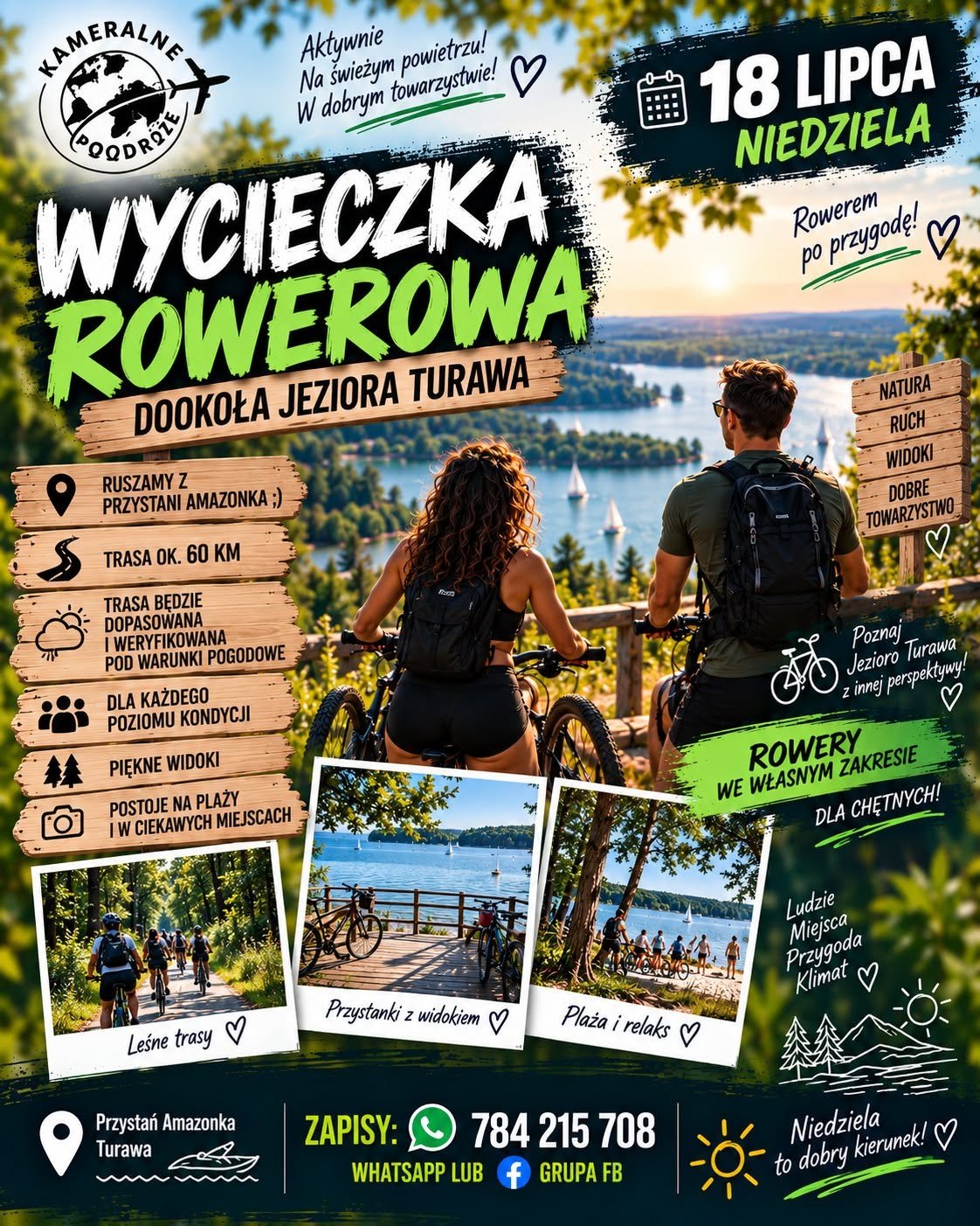 Wycieczka rowerowa dookoła Jeziora Turawa