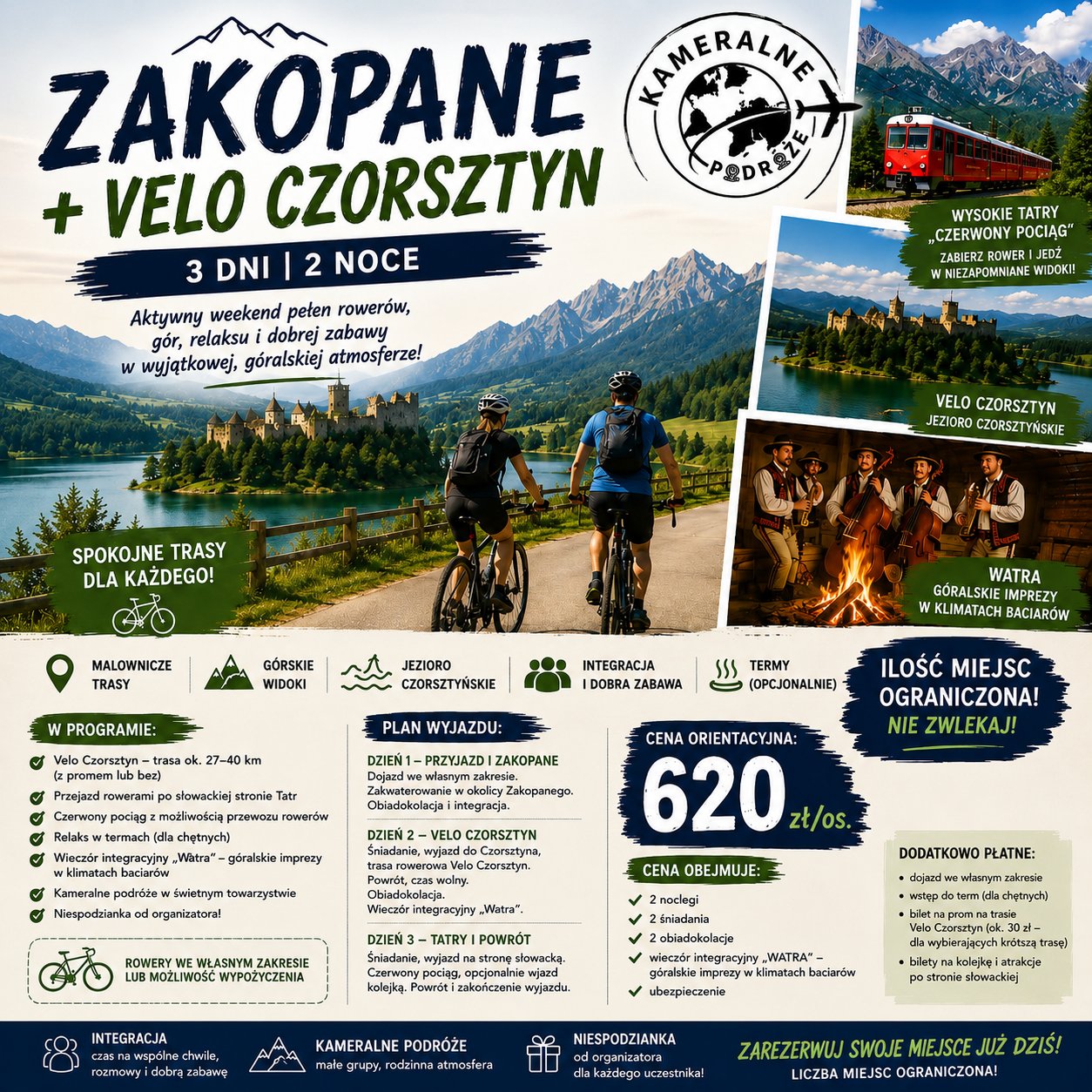 Zakopane + Velo Czorsztyn